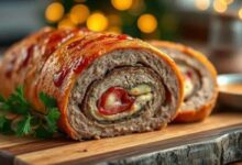 rocambole de carne moída