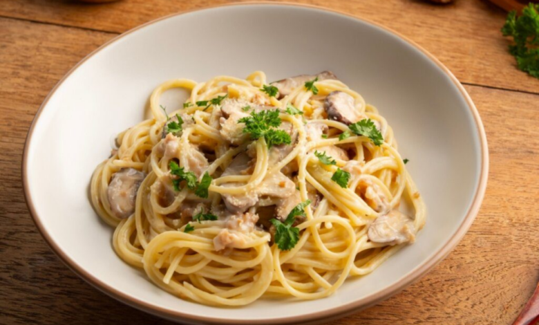 Espaguete à Carbonara Cremoso