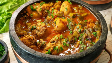 frango com quiabo tradicional