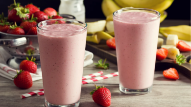 Smoothie de Morango Cremoso com Iogurte