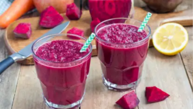 Suco Rosa Detox com Beterraba