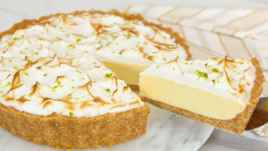 Torta de Limão Cremosa com Merengue