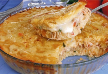 Torta de Frango Cremosa Simples