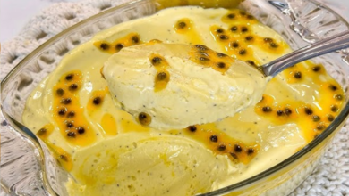 Mousse de Maracujá Cremoso