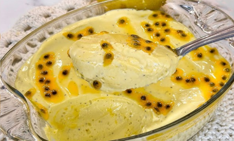 Mousse de Maracujá Cremoso