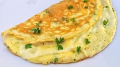 Omelete de Queijo Rápida