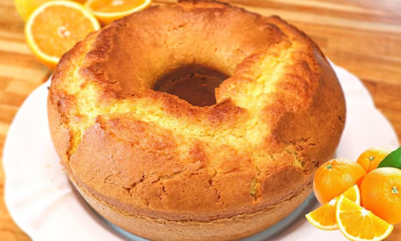 Bolo de Laranja Perfumado e Macio