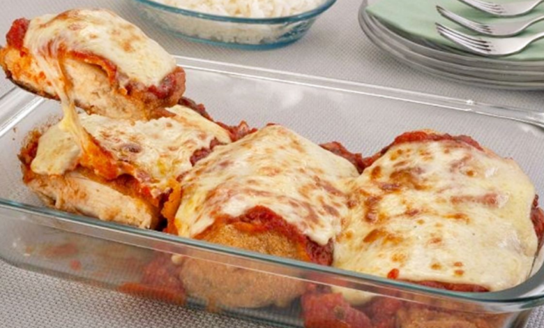 Frango à Parmegiana Fácil
