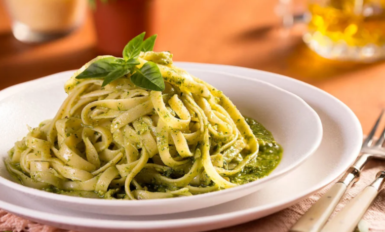 Talharim ao Molho Pesto