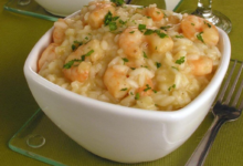 Risoto de Camarão Cremoso