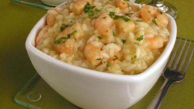 Risoto de Camarão Cremoso