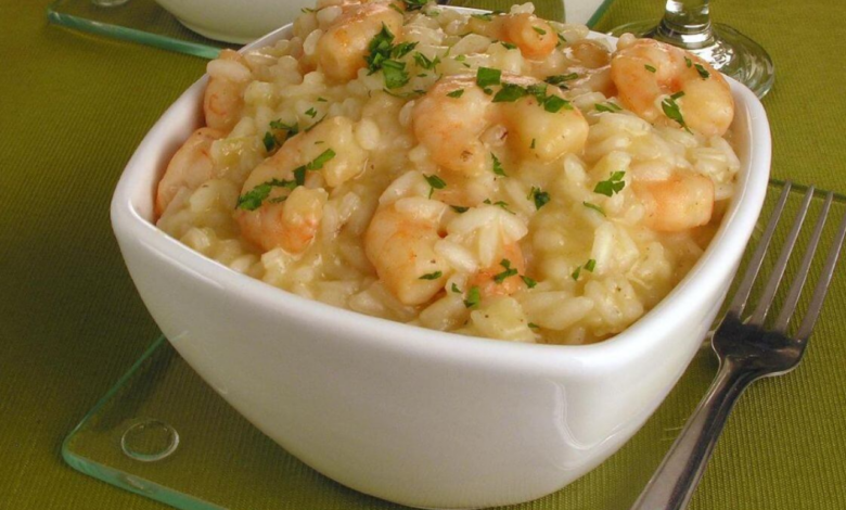 Risoto de Camarão Cremoso