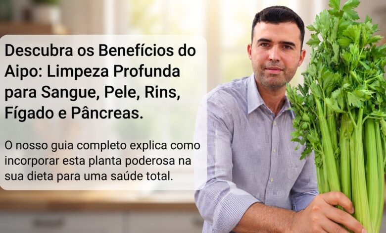O Suco de Aipo Verde